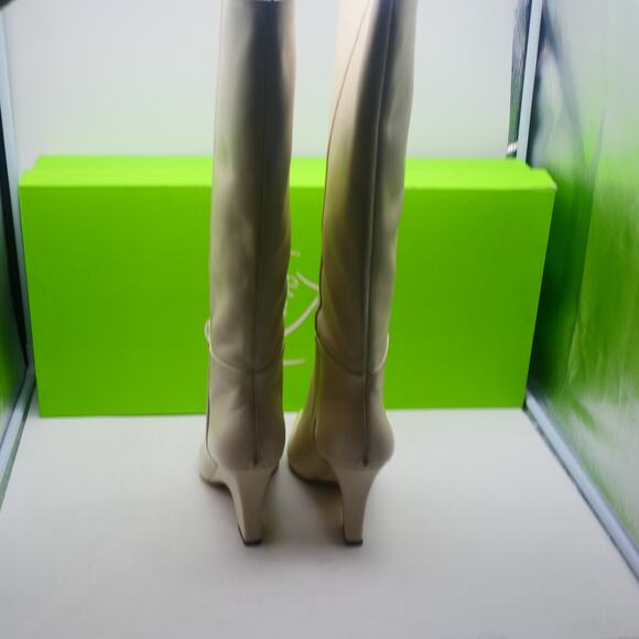 NEW Sam Edelman Vance Knee High Boots Women's 5 Ivory Cream - Picture 6 of 10